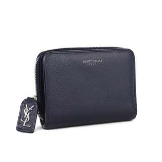 イヴサンローラン(Yves Saint Laurent)のサンローラン　コンパクト　二つ折り財布(折り財布)
