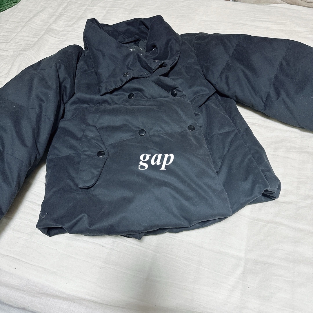 GAP(ギャップ)のgap ダウンコート　ブラック　xxs レディースのジャケット/アウター(ダウンコート)の商品写真