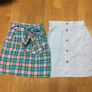 セポ(CEPO)の春物スカート２枚Set*(ミニスカート)