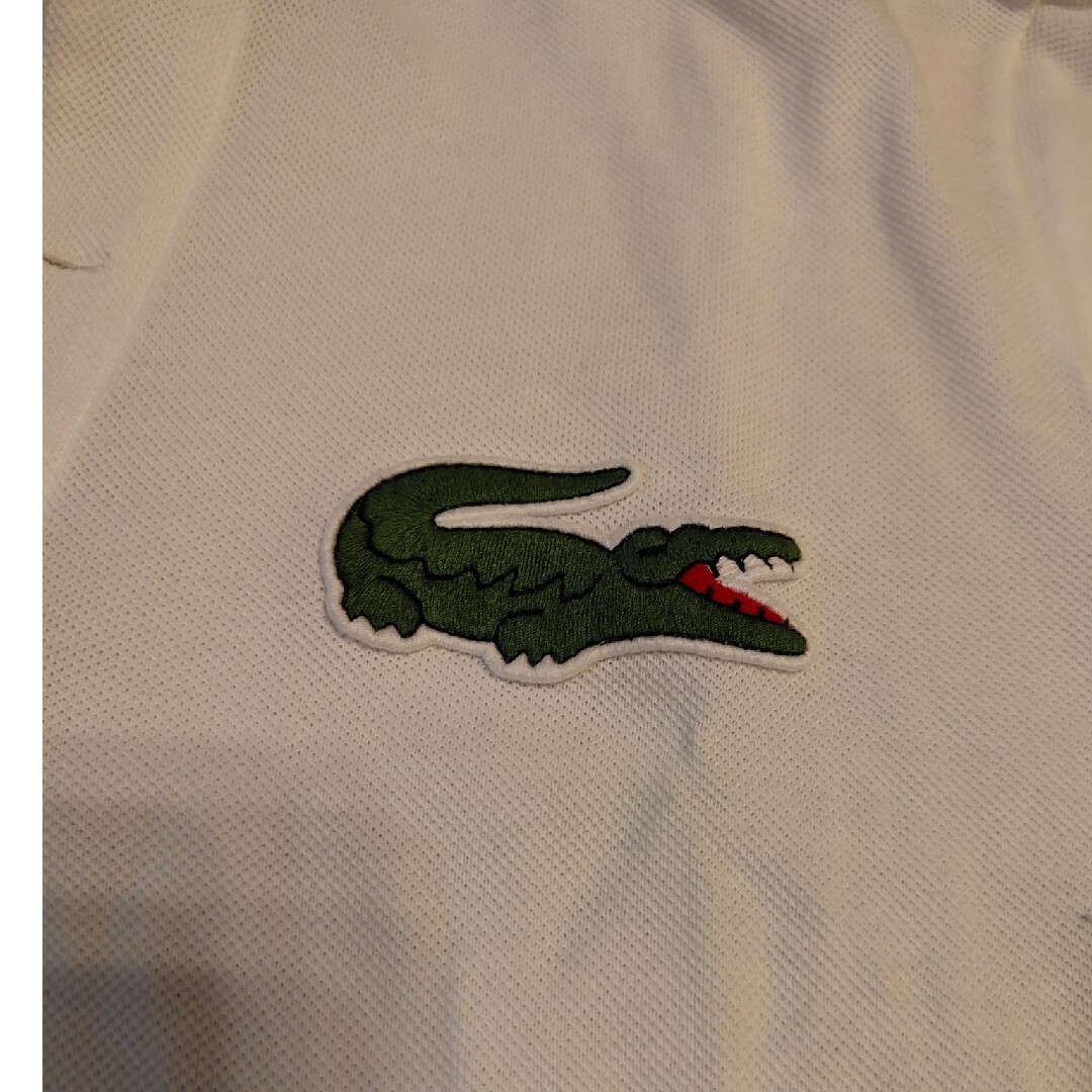 LACOSTE(ラコステ)のLACOSTE(ラコステ) ビッグ刺繍 フランス製 鹿の子シャツ メンズ  3 メンズのトップス(ポロシャツ)の商品写真