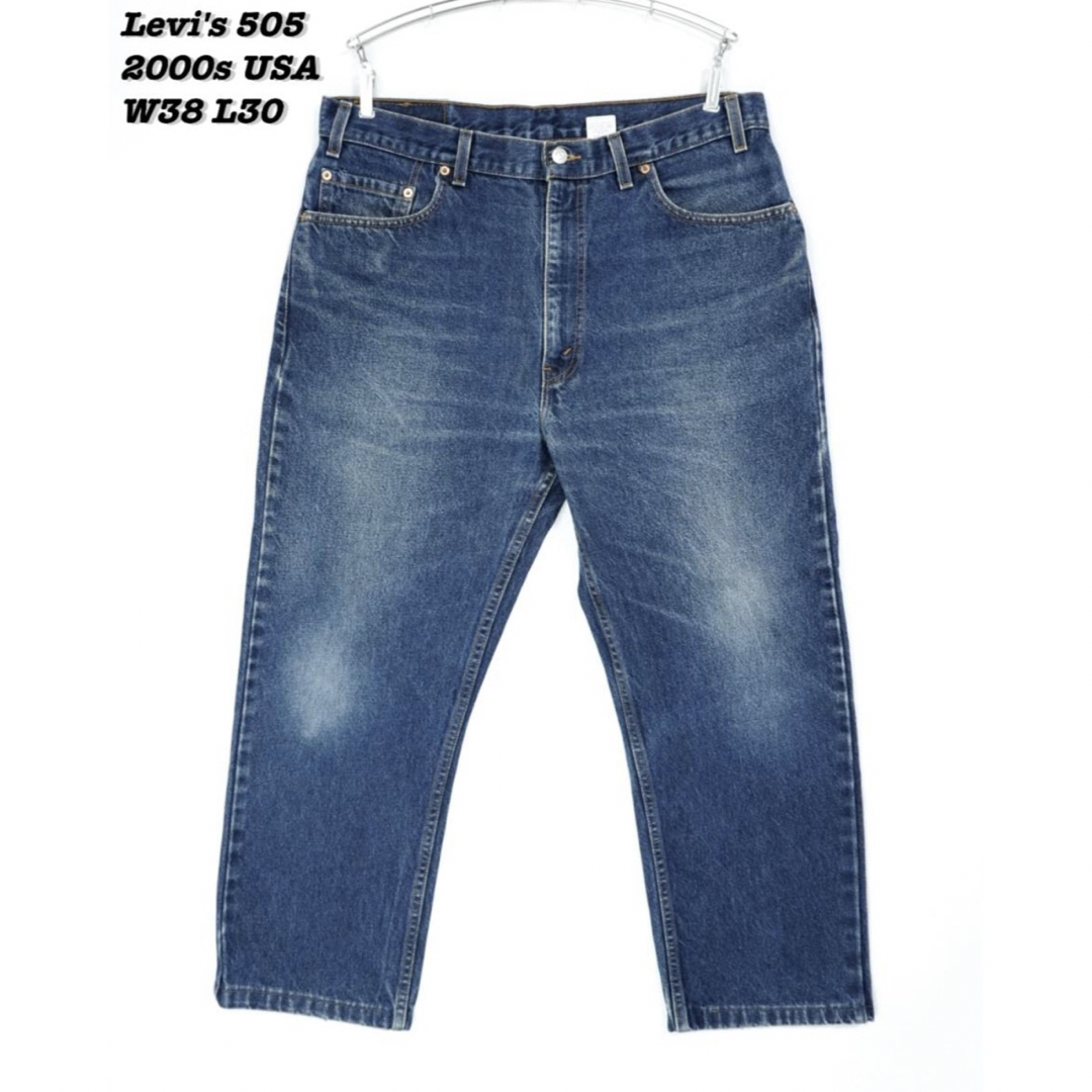 Levi's(リーバイス)のLevi's 505 INDIGO DENIM PANTS USA 2000s メンズのパンツ(デニム/ジーンズ)の商品写真
