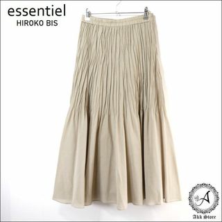 ヒロコビス(HIROKO BIS)のessentiel レディース ロングスカート ギャザーフレアスカート L　(ロングスカート)