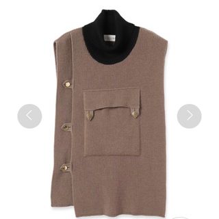 ステュディオス(STUDIOUS)のCULLNI Turtleneck Military Knit Vest(ニット/セーター)