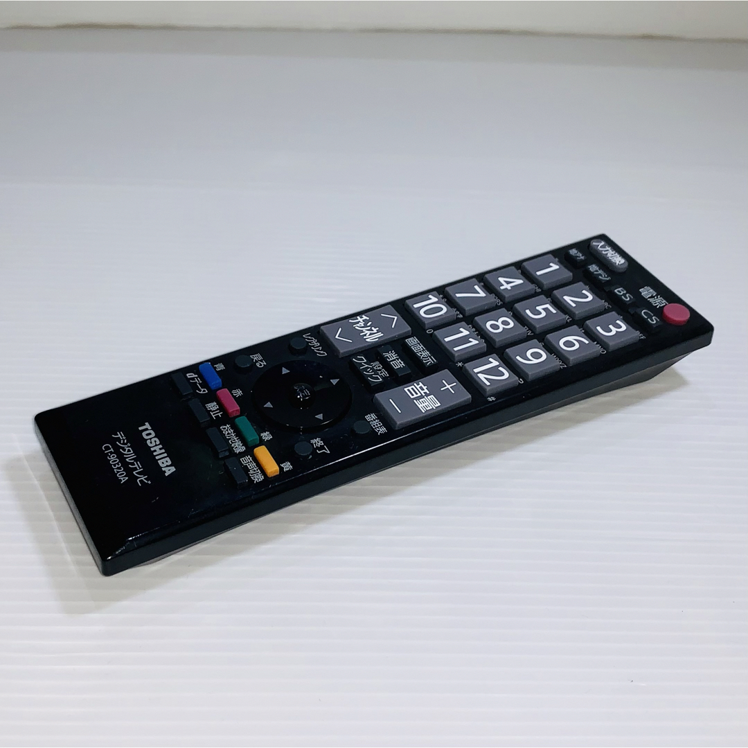 東芝(トウシバ)の東芝 TOSHIBA CT-90320A [液晶テレビ用リモコン] スマホ/家電/カメラのテレビ/映像機器(その他)の商品写真