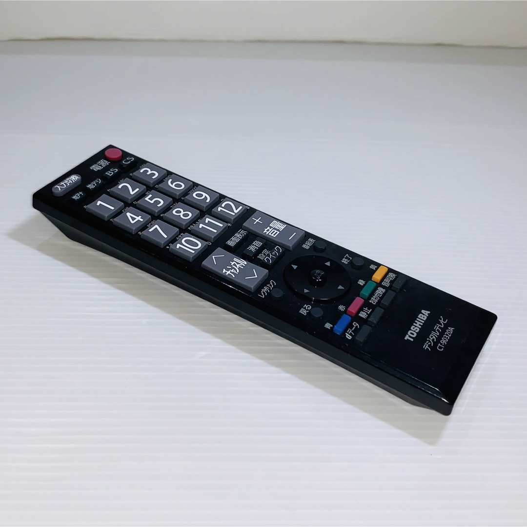 東芝(トウシバ)の東芝 TOSHIBA CT-90320A [液晶テレビ用リモコン] スマホ/家電/カメラのテレビ/映像機器(その他)の商品写真