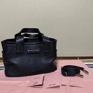 miumiu - 【美品】MIU MIU バルーンワンピース ブラック 半袖 フレア