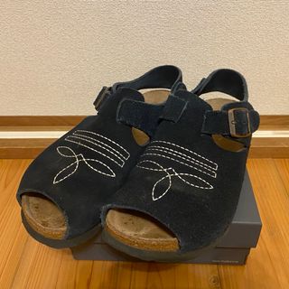 ビルケンシュトック(BIRKENSTOCK)のビルケンシュトック　ビルケン　パピリオ　スウェード　刺繍　VIENNA 廃盤(サンダル)