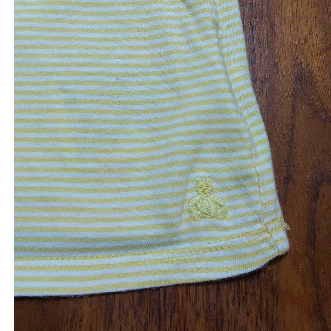 babyGAP(ベビーギャップ)のbabyGap ボーダーTシャツ 110 キッズ/ベビー/マタニティのキッズ服女の子用(90cm~)(Tシャツ/カットソー)の商品写真