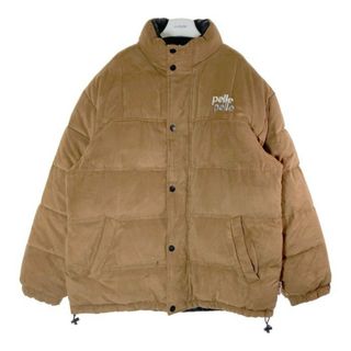 ★Pelle Pelle ペレペレ リバーシブル ダウンジャケット ブラウン ブラック Size XL