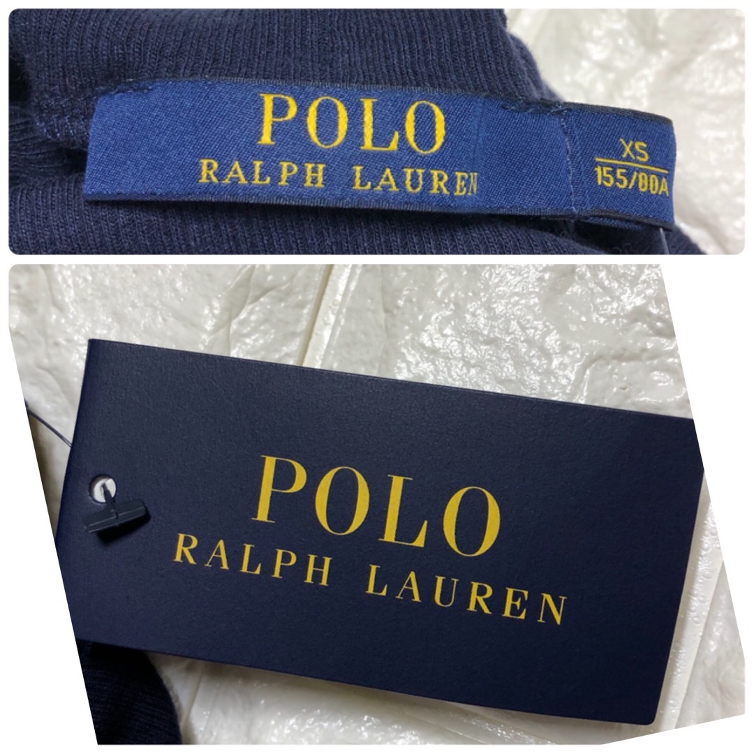 Ralph Lauren(ラルフローレン)の【未使用】ポロラルフローレンのネイビーニットXS レディースのトップス(ニット/セーター)の商品写真