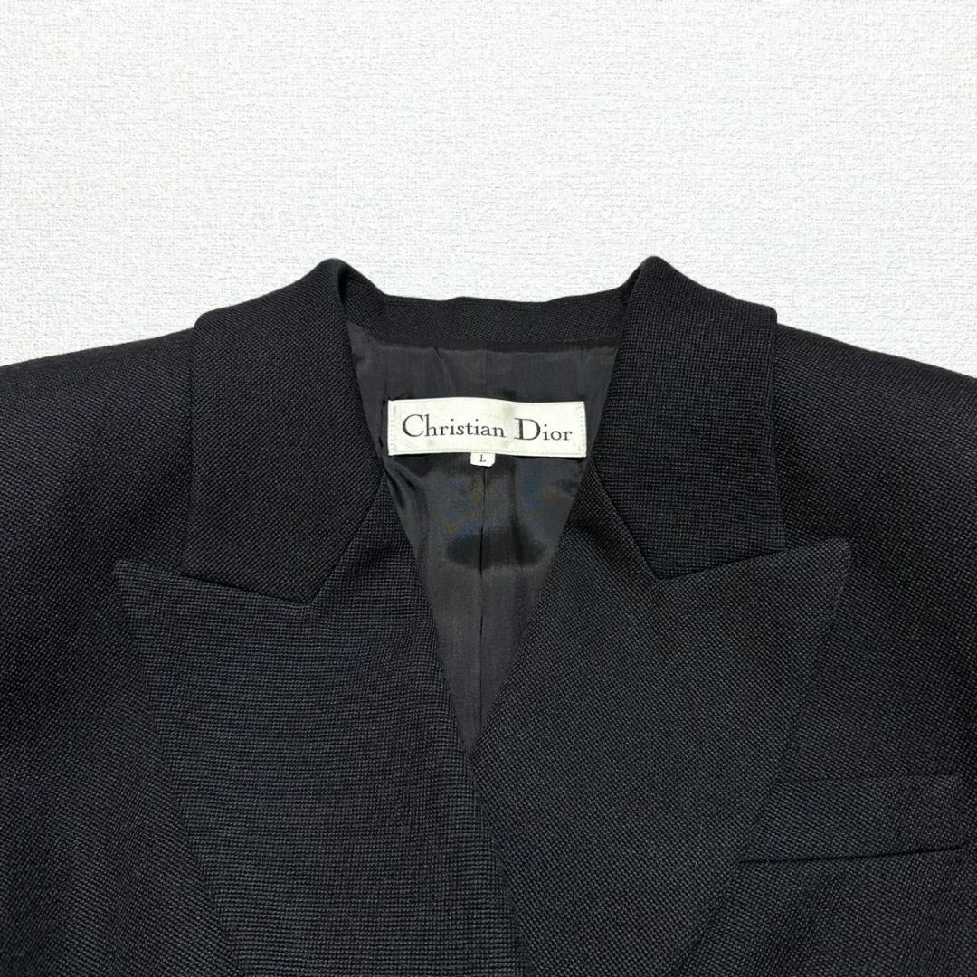 Christian Dior(クリスチャンディオール)の【美品】Christian Dior ヴィンテージ カシュクール ジャケット レディースのジャケット/アウター(テーラードジャケット)の商品写真