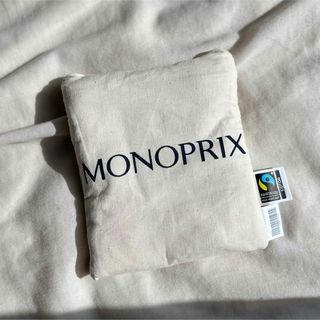 モノプリ MONOPRIX エコバッグ キャンバス　オーガニックコットン(エコバッグ)