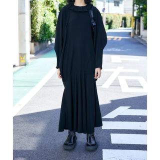 エンフォルド(ENFOLD)のNECK-PLEATS DRESS(ロングワンピース/マキシワンピース)