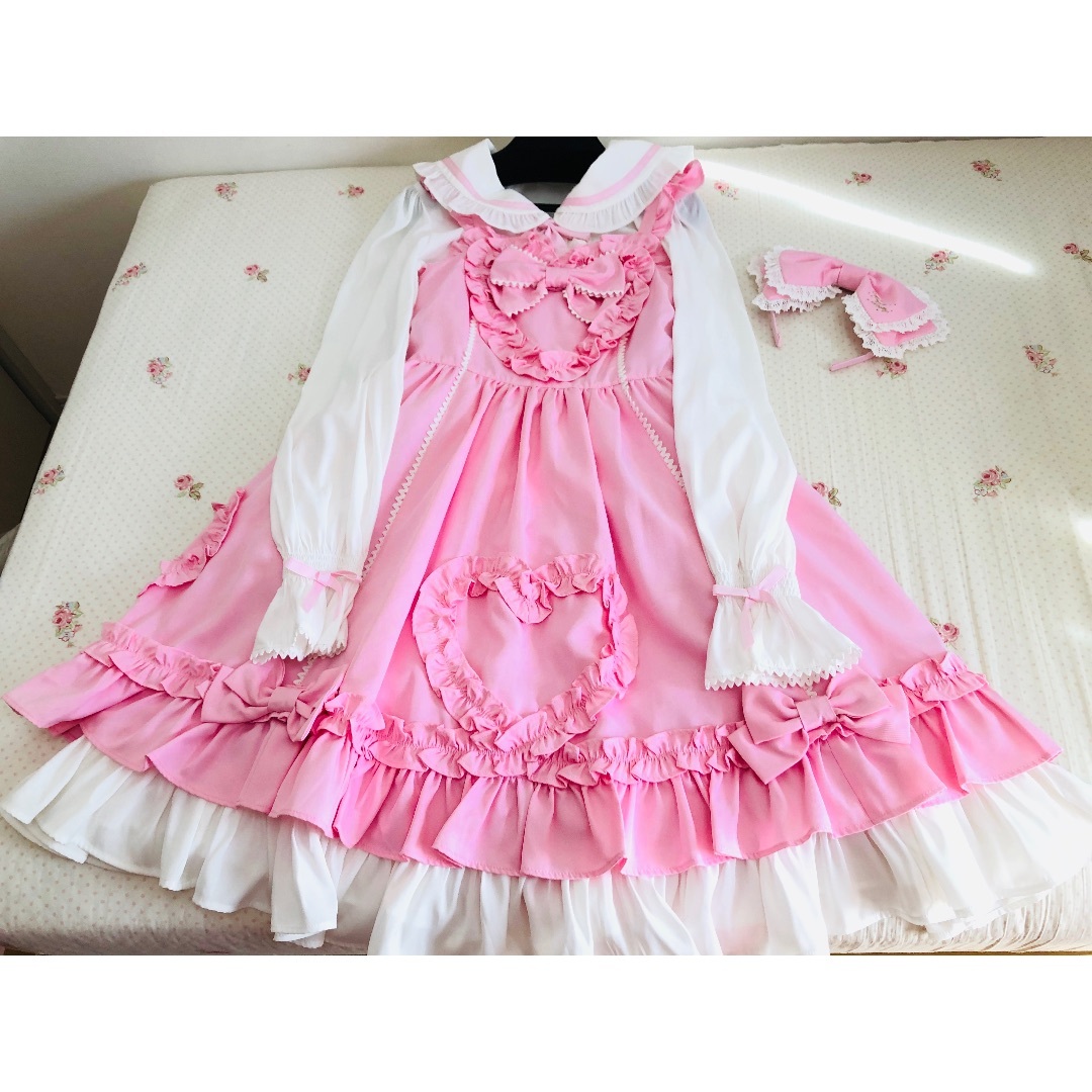 Angelic Pretty(アンジェリックプリティー)のアンジェリックプリティ　ジャンパースカート レディースのワンピース(ひざ丈ワンピース)の商品写真