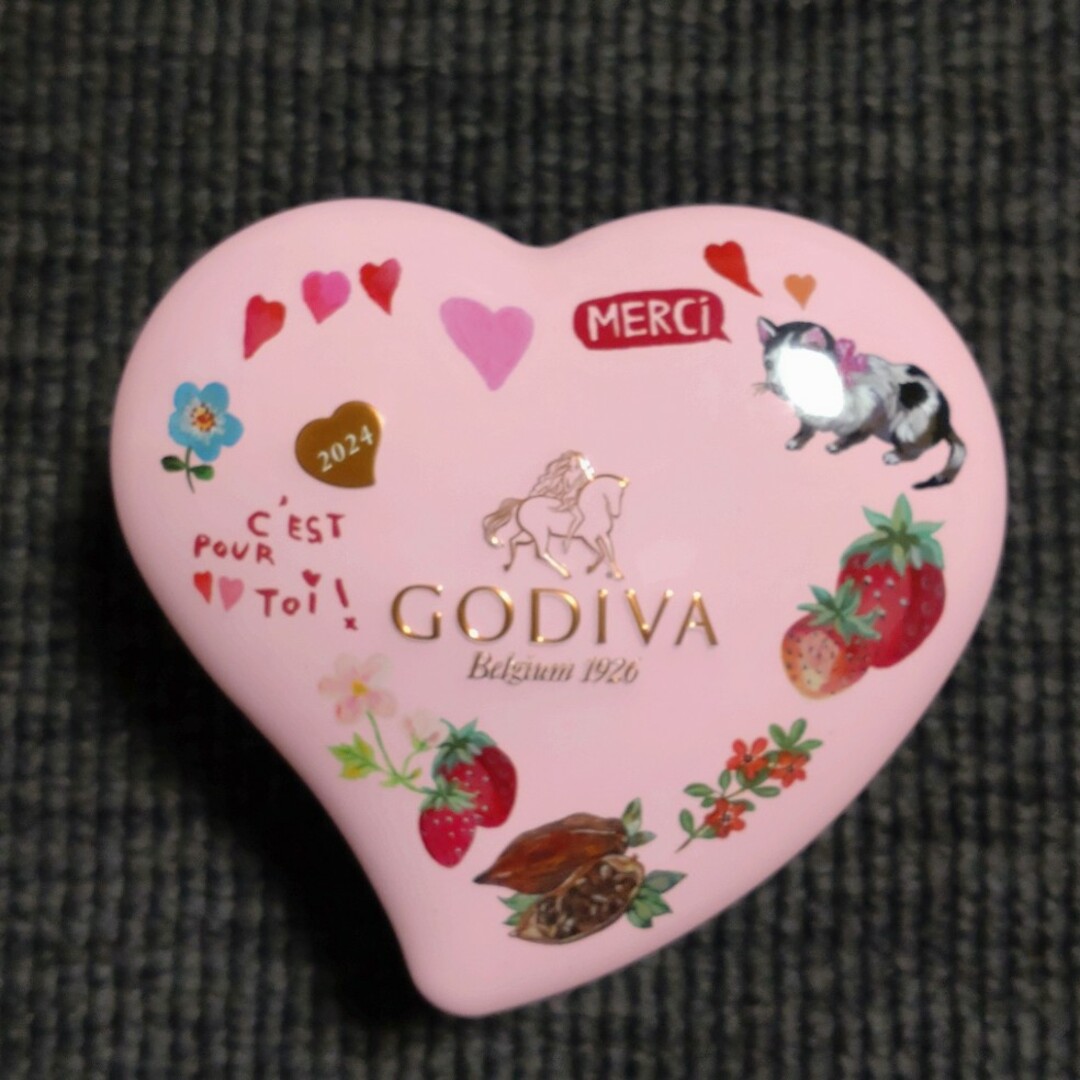 GODIVA(ゴディバ)のGODIVA　空缶 インテリア/住まい/日用品のキッチン/食器(容器)の商品写真