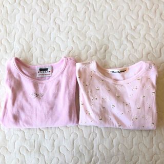 ネクスト(NEXT)のピンク⭐︎長袖ロンT 2枚セット　80  90  (Ｔシャツ)