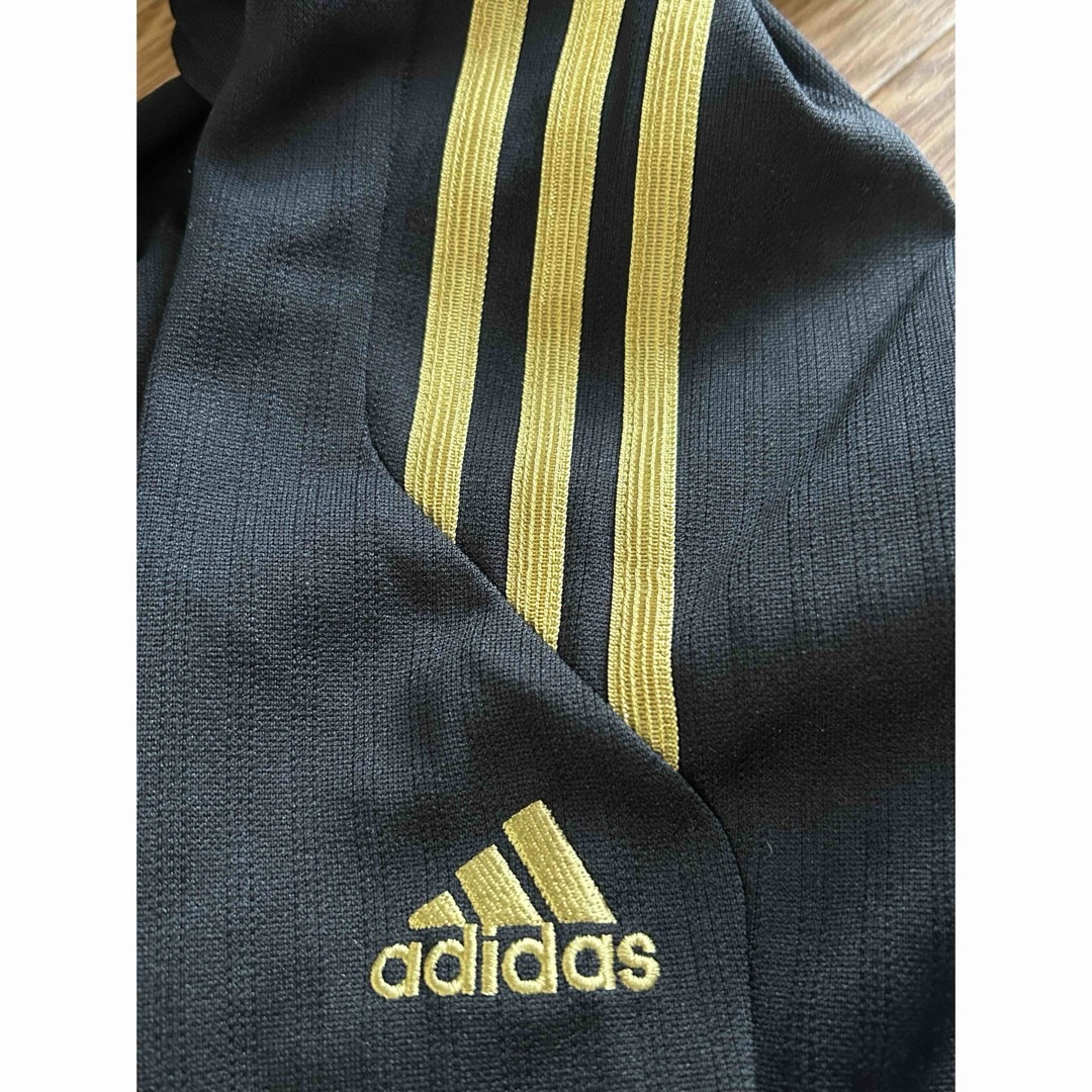 人気を誇る adidas - アディダス 3本ライン ジャージ パンツ 黒金 アディダス