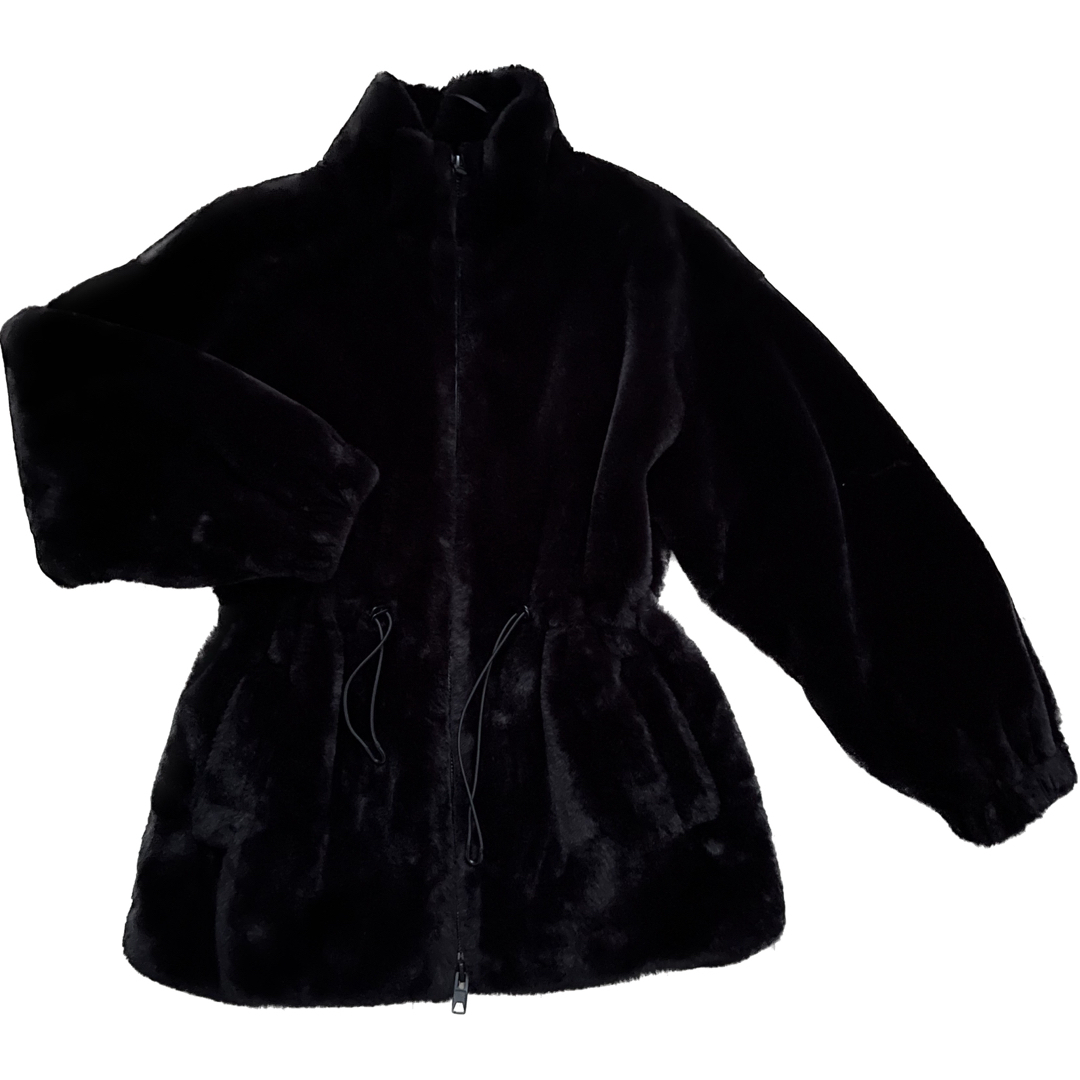 ZARA(ザラ)のZARA コート　ブルゾン　ジャンバー　アウター　黒 レディースのジャケット/アウター(ブルゾン)の商品写真
