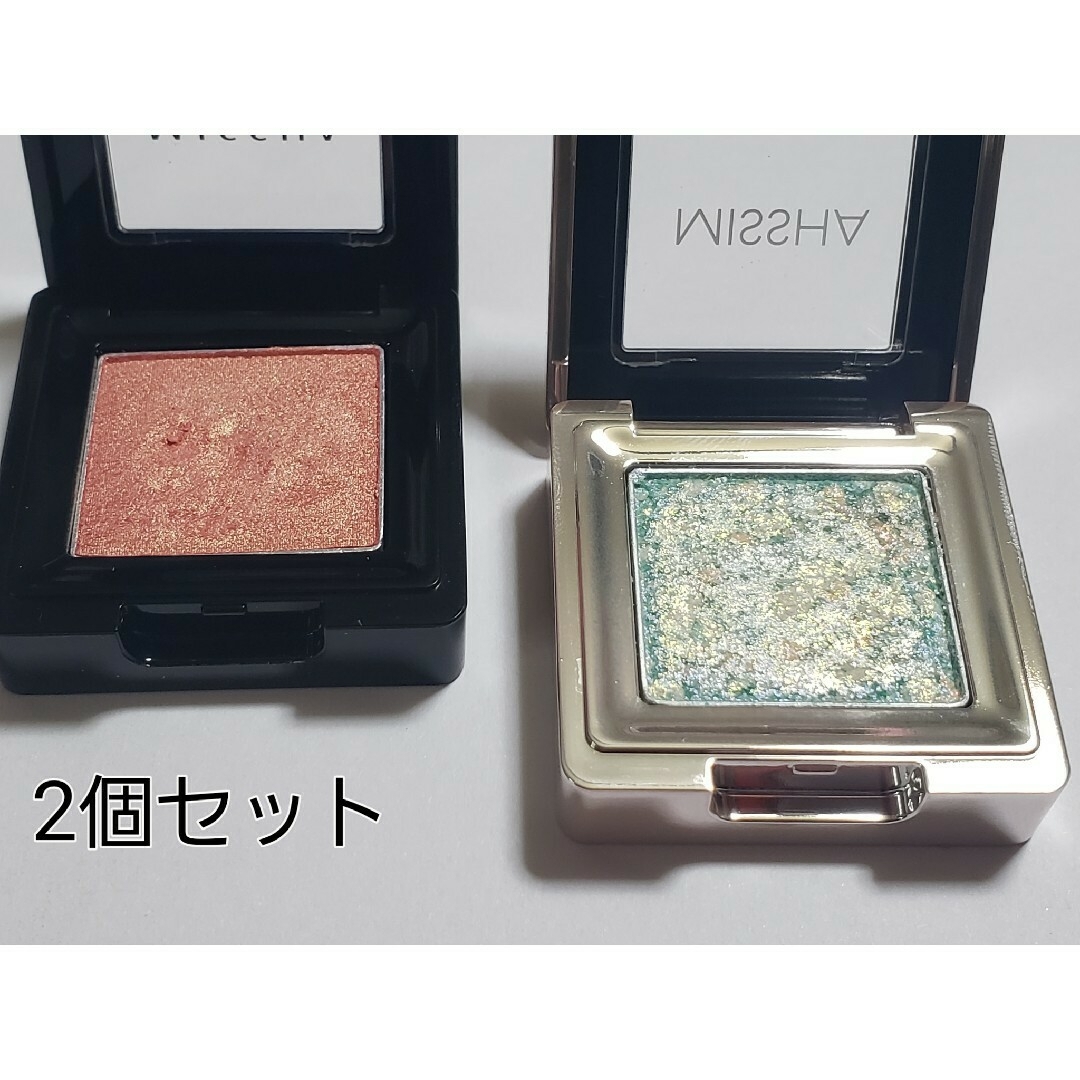 MISSHA(ミシャ)のミシャ SRD01, グリッタープリズム シャドウ GGR01 ☆２個セット☆ コスメ/美容のベースメイク/化粧品(アイシャドウ)の商品写真