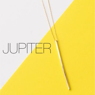 アガット(agete)の【JUPITER】K10Y字ロングバー/torsional lineネックレス(ネックレス)