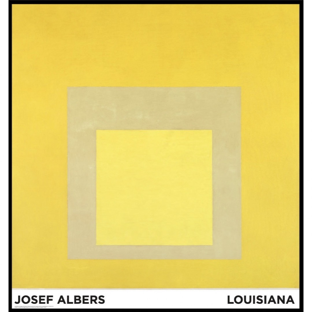 国内未入荷 Josef Albers Yellow Climate Poster エンタメ/ホビーの美術品/アンティーク(絵画/タペストリー)の商品写真