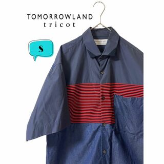 トゥモローランド(TOMORROWLAND)のTOMORROWLAND tricot メンズ　素材変形　シャツ　S(シャツ)