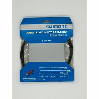 シマノ(SHIMANO)のぱるさん専用　シマノ ロードシフトケーブルセットDURA-ACEブラック＆レッド(パーツ)