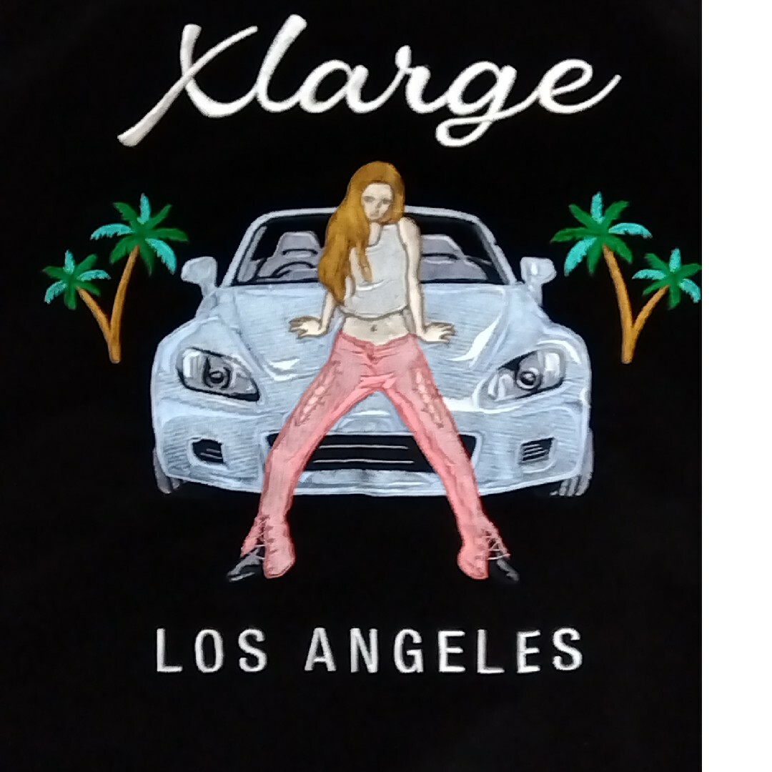 日本超安い Xlarge エクストララージ リバーシブルスカジャン アメ車 美女柄 S