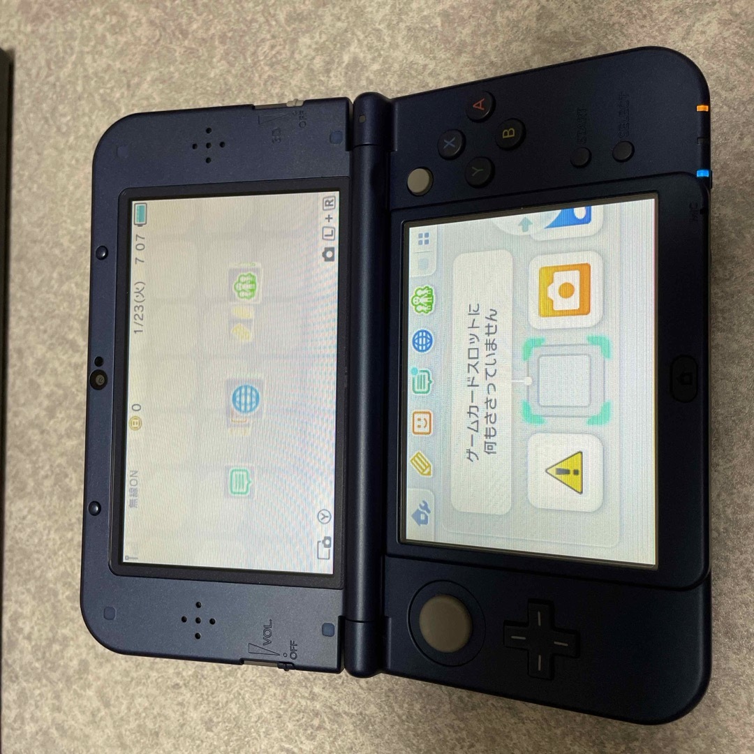 ニンテンドー3DS(ニンテンドー3DS)のNintendo 3DS NEW ニンテンドー 本体 LL メタリックブルー エンタメ/ホビーのゲームソフト/ゲーム機本体(携帯用ゲーム機本体)の商品写真