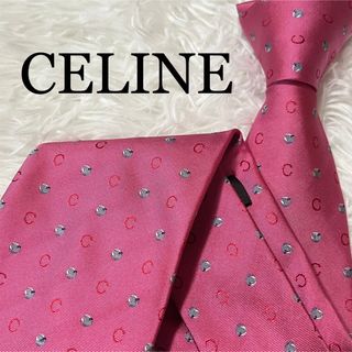 セリーヌ(celine)のCELINE セリーヌ ネクタイ ピンク Cマーク(ネクタイ)