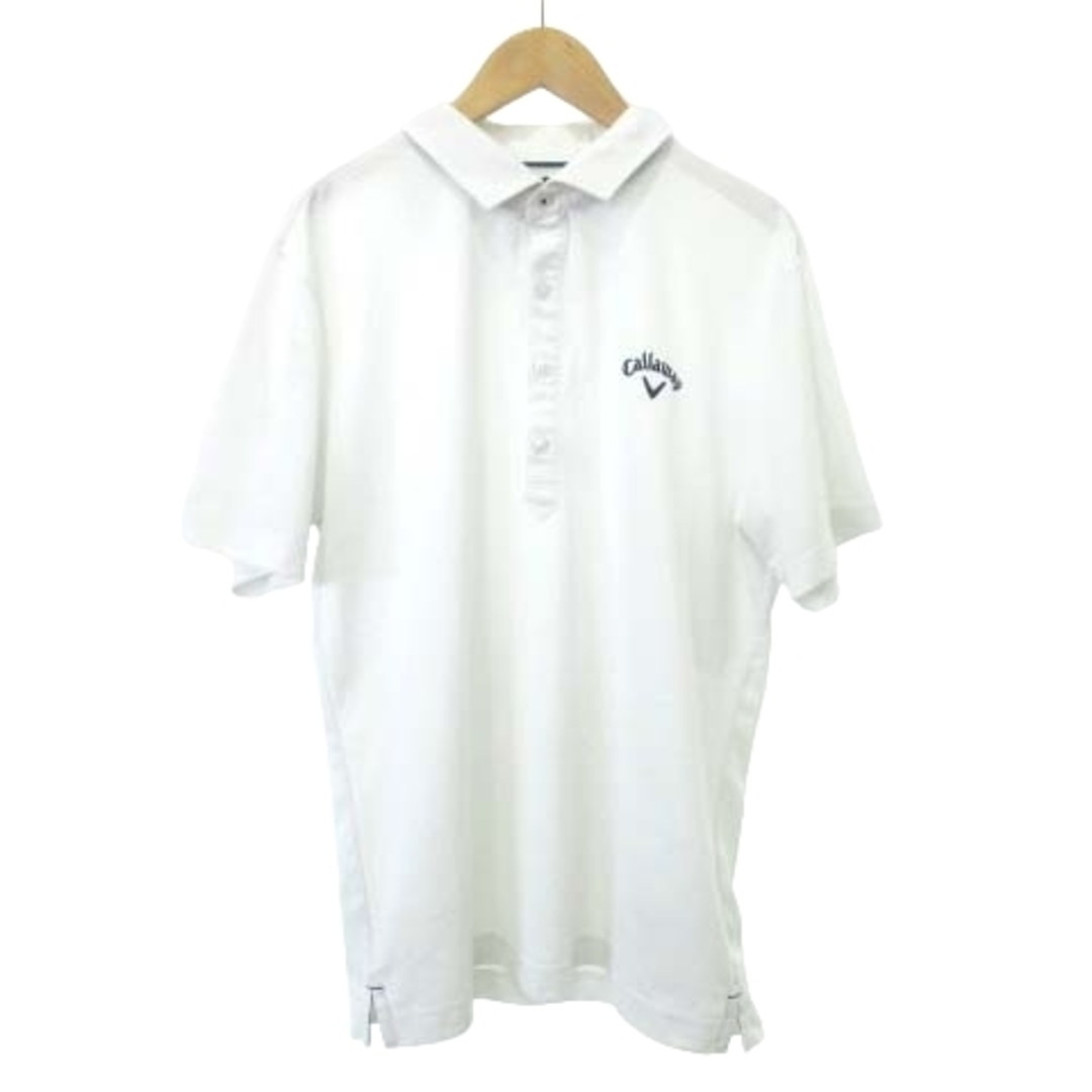 Callaway(キャロウェイ)のキャロウェイ ゴルフウェア ポロシャツ 半袖 ロゴ 刺繍 スポーツ 総柄 LL メンズのトップス(ポロシャツ)の商品写真