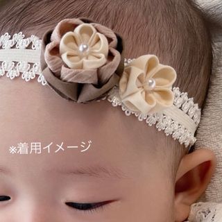 【koume様専用ページ】ハンドメイド　ベビーヘアバンド　髪飾り　ベビー(その他)