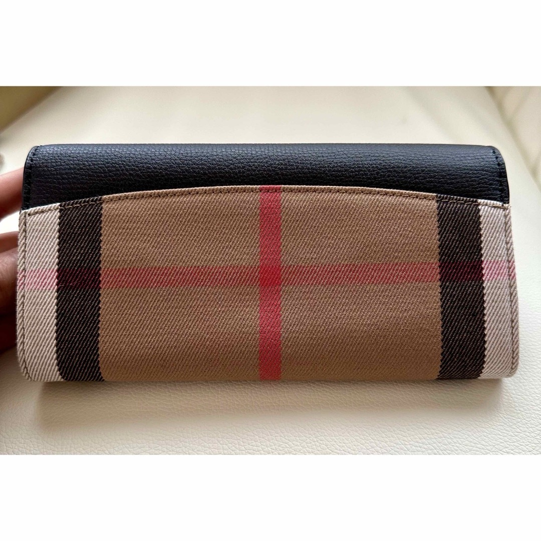 BURBERRY(バーバリー)の新品未使用 バーバリー ブリット ノバチェック×レザー 長財布 メンズのファッション小物(長財布)の商品写真