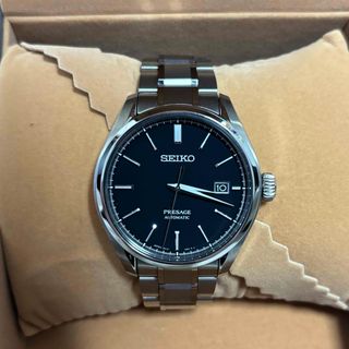 セイコー プレザージュ 自SARY183 SEIKO PRESAGシルバーバンド ...