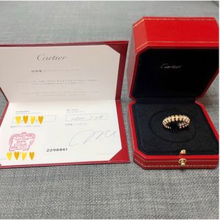 カルティエ(Cartier)のCartier クラッシュ　リング　ピンクゴールド　SM 9号(リング(指輪))