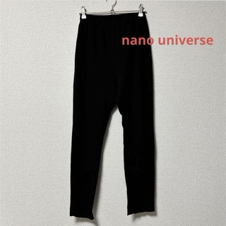 ナノユニバース(nano・universe)のナノユニバース　nano universe  リブレギンスパンツ　ブラック(その他)