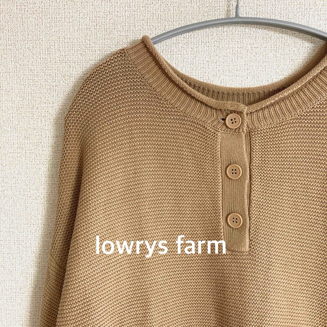 美品　lowrys farm ローリーズファーム　スプリングニット　カットソー | フリマアプリ ラクマ