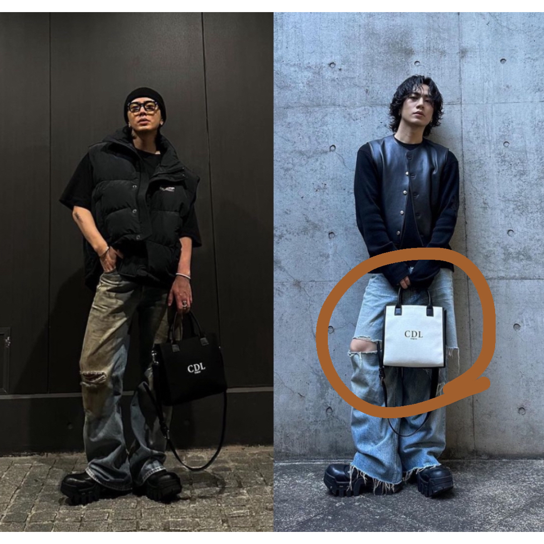 CDL Canvas Tote Bag SMALL Off White(白)1点の通販 by ばっちこいや