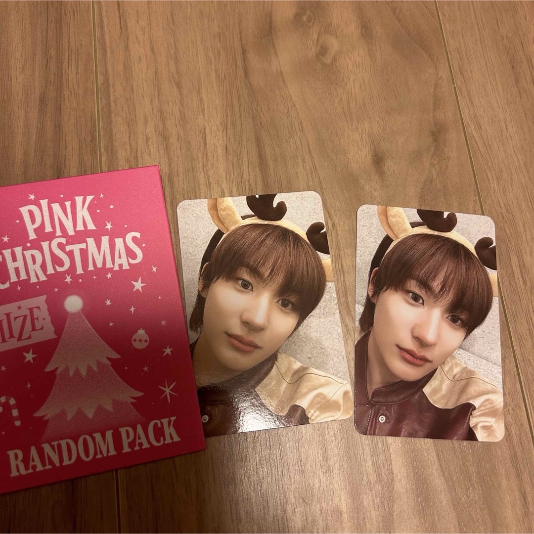 アントン⭐️RIIZE pink Christmas sm トレカ エンタメ/ホビーのタレントグッズ(アイドルグッズ)の商品写真