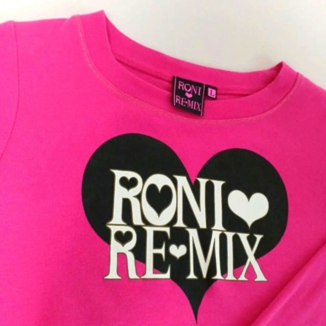 RONI(ロニィ)の【美品.RONI】ロニィＬ 150cm  ピンクトップス フレア ダンス キッズ/ベビー/マタニティのキッズ服女の子用(90cm~)(Tシャツ/カットソー)の商品写真