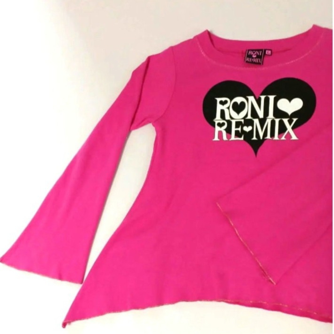 RONI(ロニィ)の【美品.RONI】ロニィＬ 150cm  ピンクトップス フレア ダンス キッズ/ベビー/マタニティのキッズ服女の子用(90cm~)(Tシャツ/カットソー)の商品写真