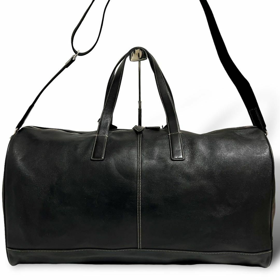 COACH - 美品 稀少 コーチ ボストンバッグ 2way 南京錠 鍵 黒 COACH - 美品 稀少 コーチ ボストンバッグ 2way 南京錠 鍵 黒