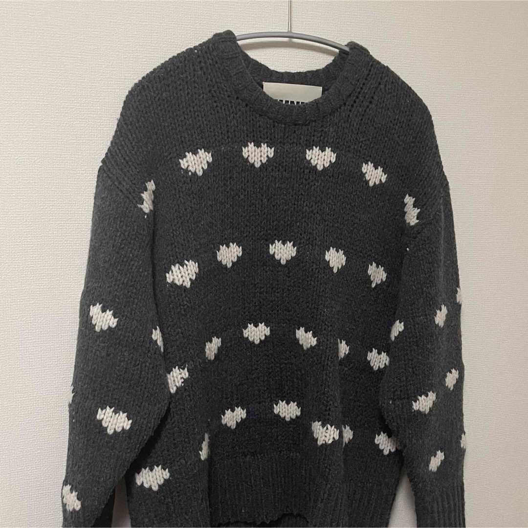 NKNIT 22AW Heart pattern knit タグ付き - aspenbunks.com