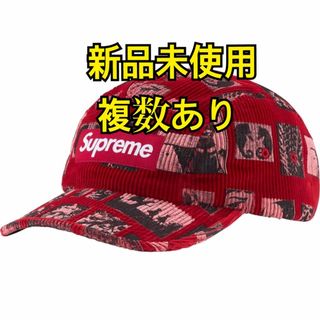 シュプリーム(Supreme)のSupreme Weirdo Dave Corduroy Camp Cap赤(キャップ)