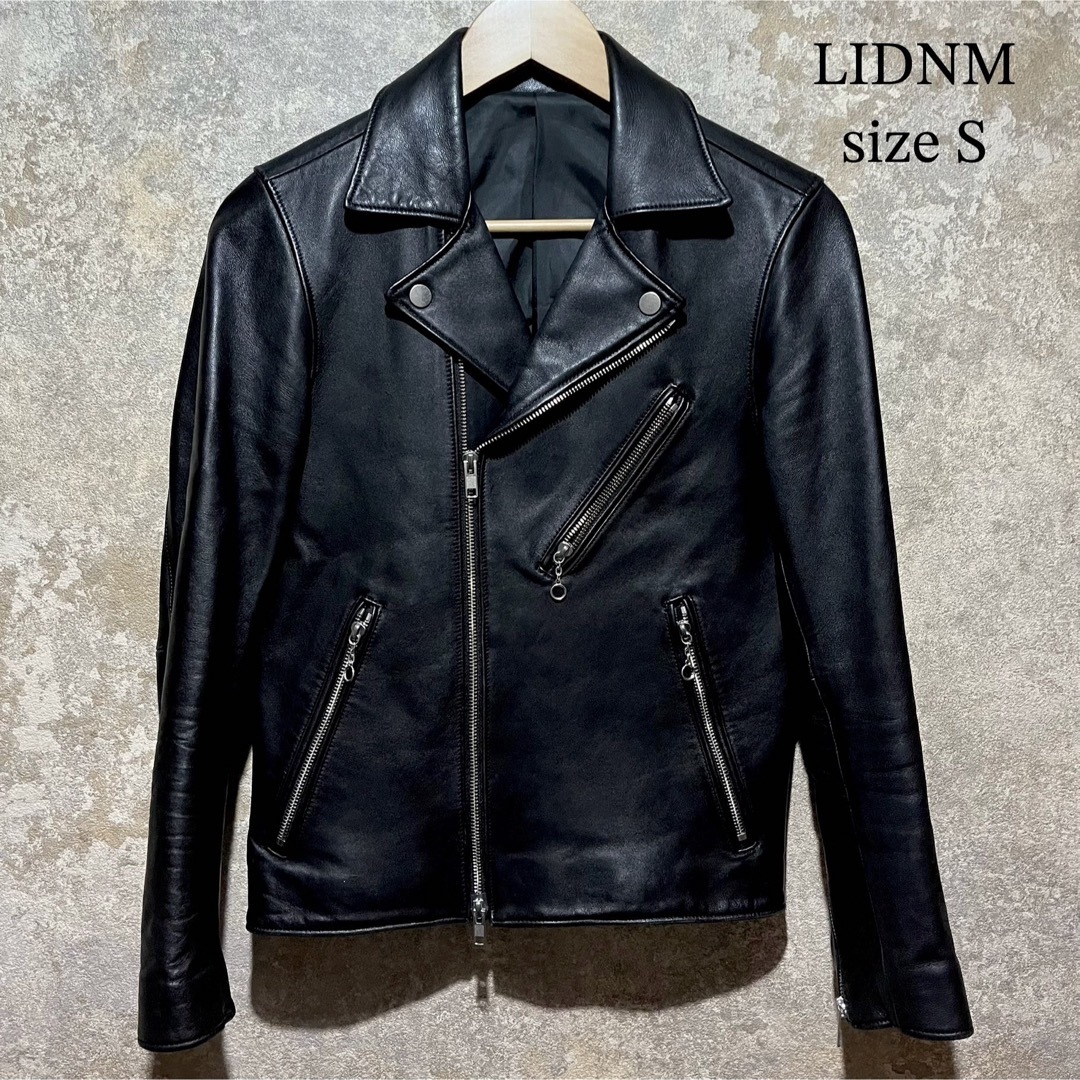 LIDNM - LIDNM リドム ラムレザー ライダースの通販 by 512｜リドム
