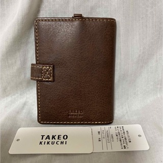 TAKEO KIKUCHI - 新品 本物 正規品 タケオキクチ メンズ レザー 名刺入れ カードケース 茶