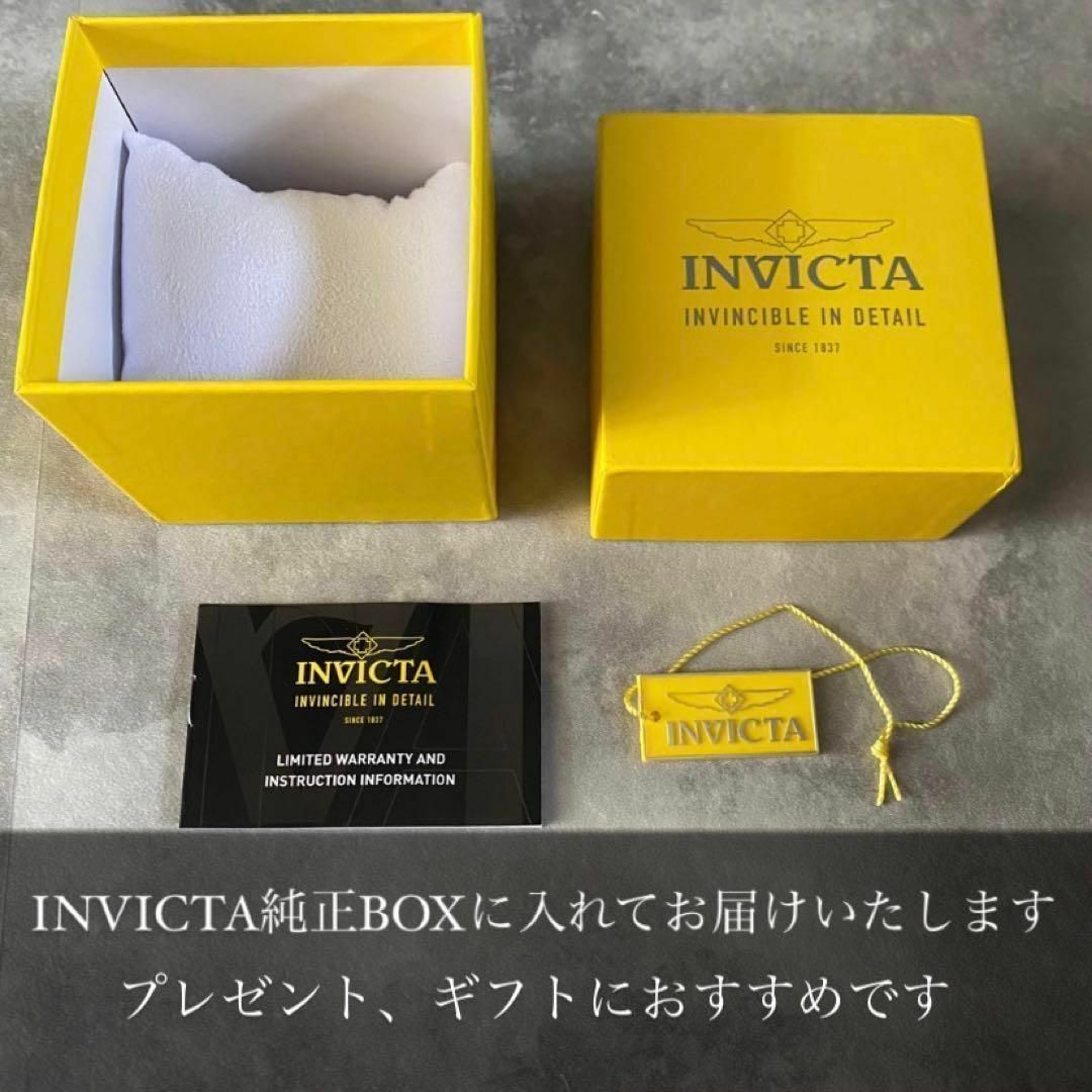 INVICTA(インビクタ)の新品INVICTAメンズ腕時計インビクタ ブラック シリコン50mmクロノグラフ メンズの時計(腕時計(アナログ))の商品写真