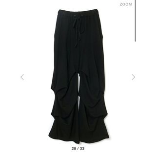 バブルス(Bubbles)のmelt the lady tuck sweat pants black(カジュアルパンツ)