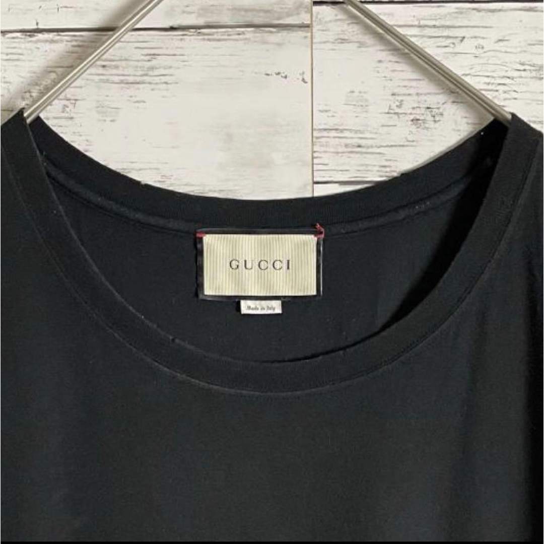 Gucci(グッチ)の【超絶人気デザイン】グッチ ビッグロゴ シェリーライン Tシャツ 即完売モデル メンズのトップス(Tシャツ/カットソー(半袖/袖なし))の商品写真