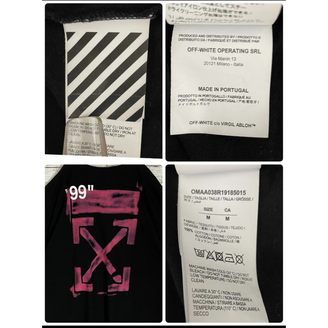 OFF-WHITE(オフホワイト)の【超絶人気デザイン】オフホワイト クロスアロー 奇抜 即完売モデル Tシャツ メンズのトップス(Tシャツ/カットソー(半袖/袖なし))の商品写真